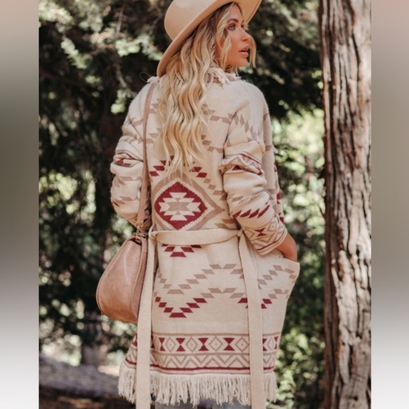 NWOT Vici tie sweater - Picture 2 of 10